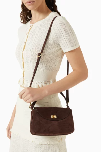 Le Mini Grand Bazaar Bag in Suede
