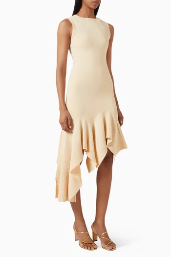 Biancona Asymmetric Knit Dress