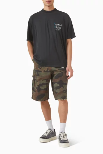 Camo Cargo Shorts