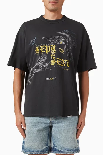 Enemy Graphic-print T-shirt in Cotton
