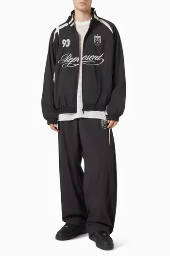 Woven Track Star Jacket in Nylon