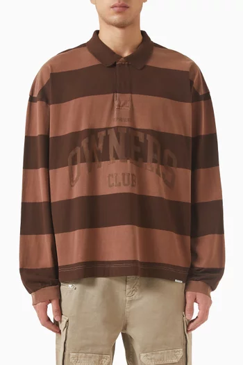 Owners Striped Rugby Top in Cotton