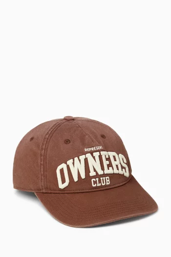 Owners Club Washed Cap in Cotton-twill