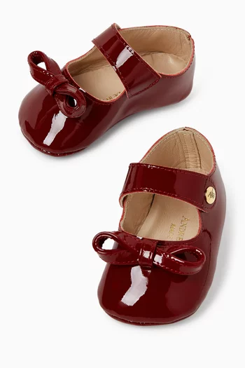 Bebe Bowie Booties in Patent Leather