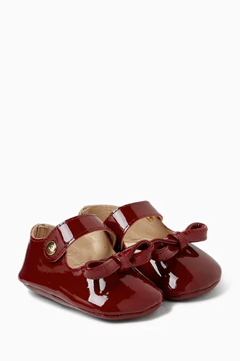 Bebe Bowie Booties in Patent Leather