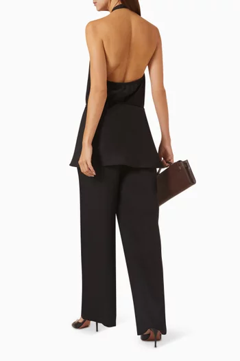 Izaro Bias-cut Halterneck Top
