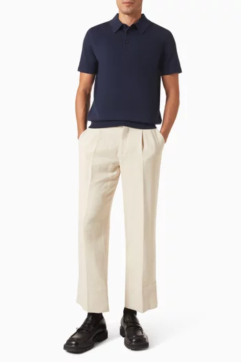 Polo Shirt in Cotton-silk
