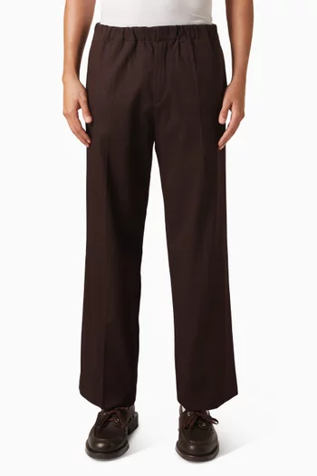 Wide-leg Pants in Cotton