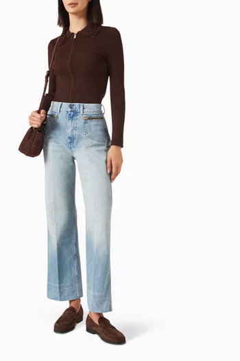 Zora Floral-collar Sweater