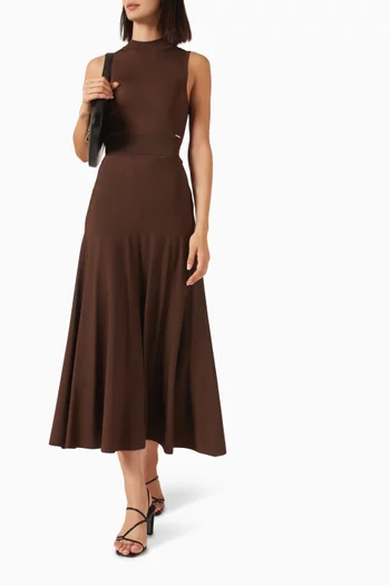 Giovanna Sheer-effect skirt in Viscose Blend