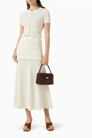 Casalara Knit Skirt in Viscose Blend