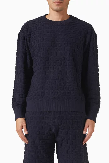 Sponge Crewneck Sweatshirt in Terry