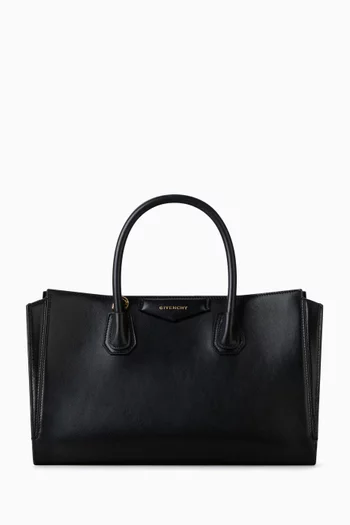 Small Antigona Catchall Bag in Leather