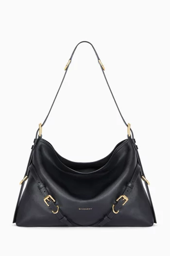 Medium Voyou Tote Bag in Leather