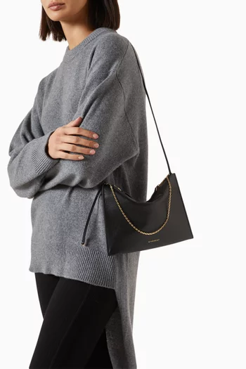 Voyou Pouchette in Shiny Leather