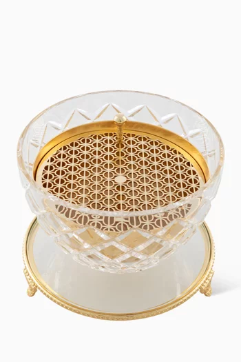 Royal Crystal Burner Clear Gold