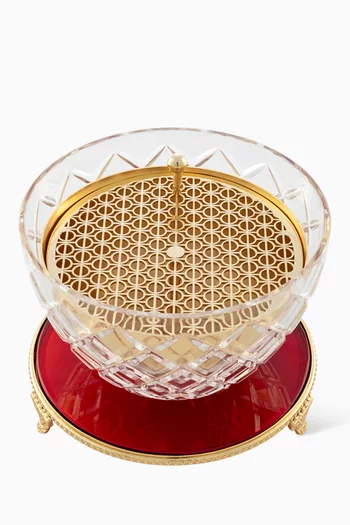 Royal Crystal Burner Maroon Gold