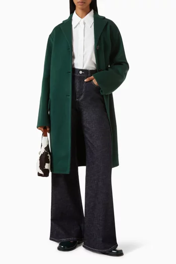 Coat in Wool & Cashmere