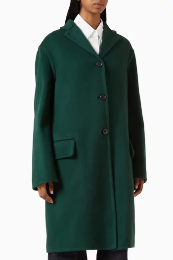 Coat in Wool & Cashmere