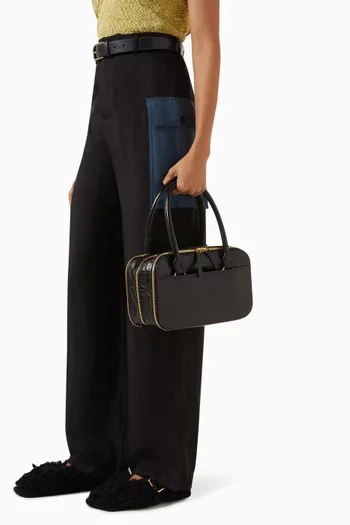 Small Boxyne Bag in Calf Leather