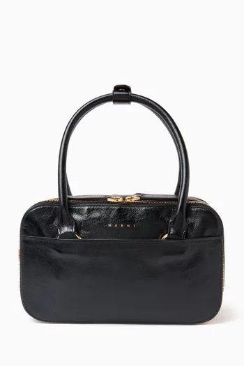 Small Boxyne Bag in Calf Leather