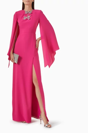 Denis Gown in Crepe