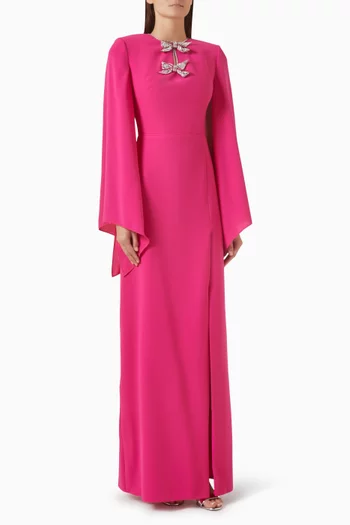 Denis Gown in Crepe