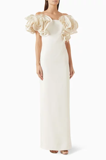 Lunisse Gown in Crepe