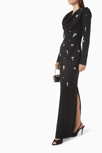 Glarisse Gown in Crepe