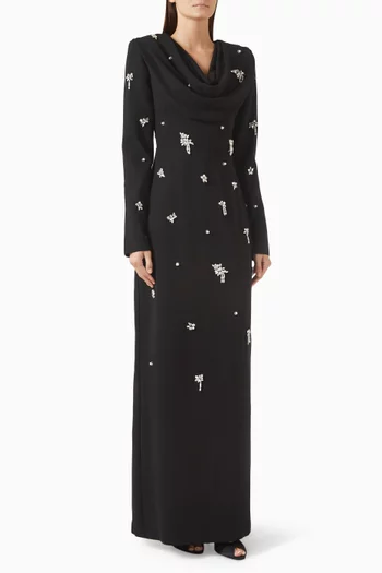 Glarisse Gown in Crepe