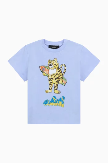 Tiger Graphic T-shirt in Cotton
