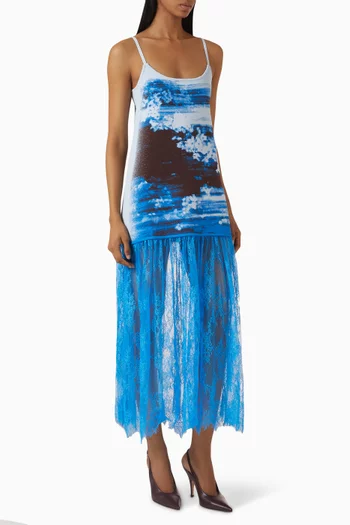 Ginger Mixed Media Tank Dress