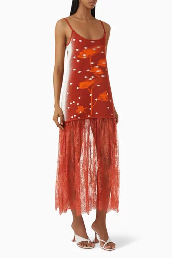 Ginger Mixed Media Tank Dress