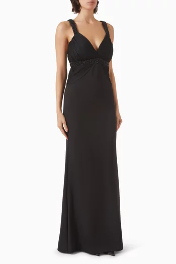 x Pronovias Breksta Evening Gown