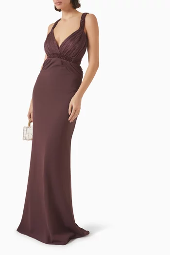 x Pronovias Breksta Evening Gown