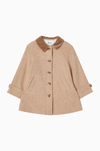 Jiba Coat in Wool-blend