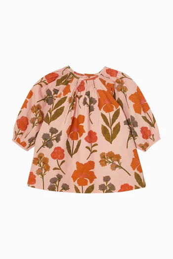 Muce Floral Dress in Cotton