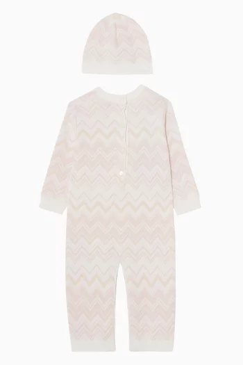 Zigzag Sleepsuit & Beanie Set