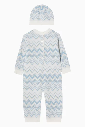 Zigzag Sleepsuit & Beanie Set