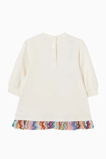 Zigzag Dress in Cotton