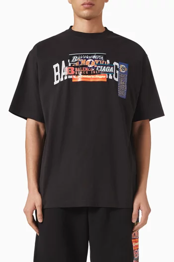 Bumper Stickers T-shirt in Cotton-jersey