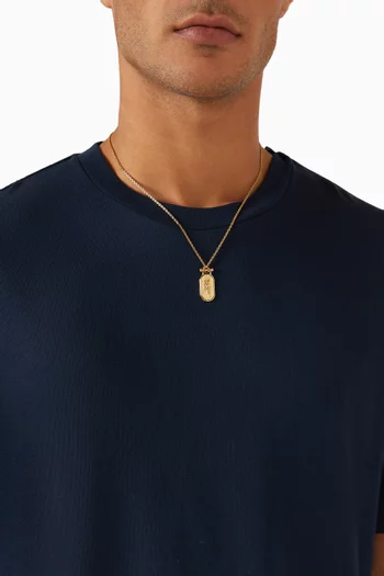 CASSANDRE Tablet Necklace in Metal