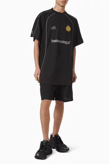 Oversized Soccer T-shirt in Jersey