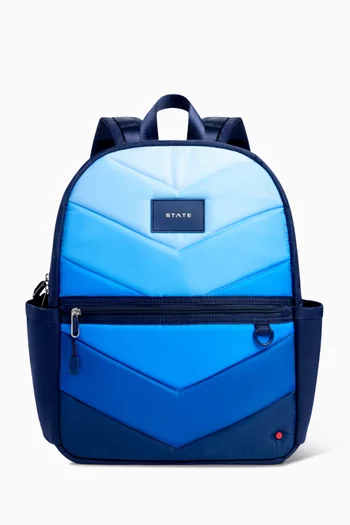 Chevron Kane Double Pocket Backpack