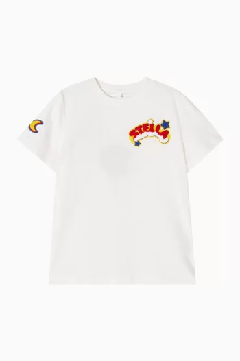 Logo Patch T-Shirt in Cotton