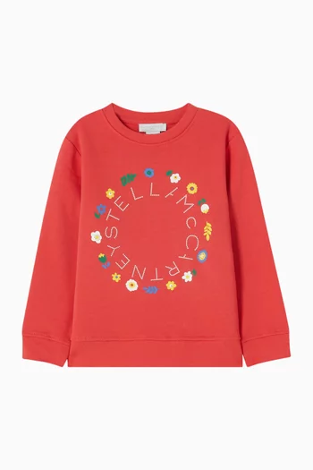 Logo Sweatshirt in Cotton