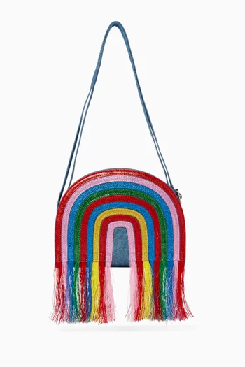 Rainbow Handbag in Denim