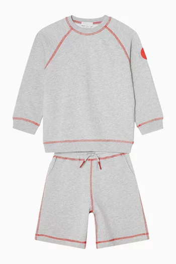 Contrast Trim Sweat Shorts