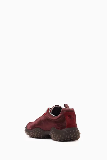 Bubble Sneakers in Technical Fabric & Suede