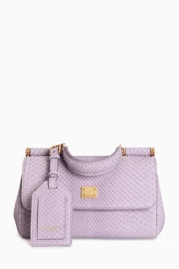 Mini My Sicily Top-handle Bag in Python